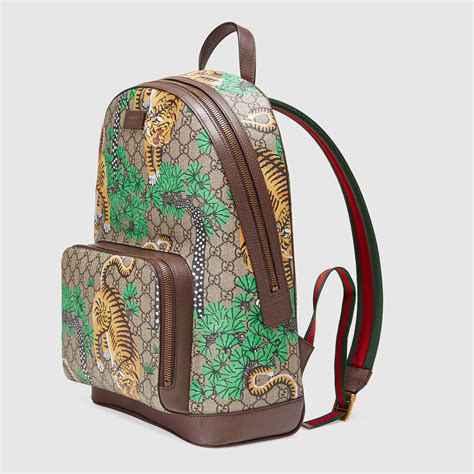 gucci bengal gg supreme backpack|black gucci backpack for men.